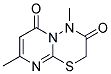 4,8-DIMETHYL-2H,6H-PYRIMIDO[2,1-B][1,3,4]THIADIAZINE-3,6(4H)-DIONE 结构式