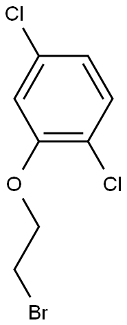2-(2-Bromoethoxy)-1,4-dichlorobenzene 结构式