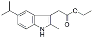 ETHYL 2-(5-ISOPROPYL-2-METHYL-1H-INDOL-3-YL)ACETATE 结构式