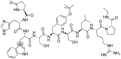 GLP-HIS-TRP-SER-TYR-DSER(TBU)-LEU-ARG-PRO-NHET 结构式