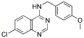 7-CHLORO-N-(4-METHOXYBENZYL)-4-QUINAZOLINAMINE 结构式