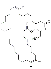 DIOLEIN, [9,10-3H] 结构式