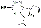 5-ISOPROPYL-3-MERCAPTO-5H-1,2,4-TRIAZINO[5,6-B]INDOLE 结构式