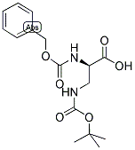 Z-D-DAP(BOC)-OH 结构式