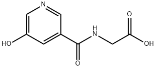 [(5-HYDROXY-PYRIDINE-3-CARBONYL)-AMINO]-ACETIC ACID 结构式