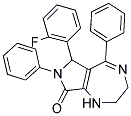 6-(2-FLUOROPHENYL)-5,7-DIPHENYL-2,3,6,7-TETRAHYDROPYRROLO[3,4-E][1,4]DIAZEPIN-8(1H)-ONE 结构式