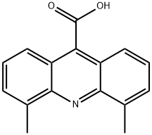 4,5-DIMETHYLACRIDINE-9-CARBOXYLIC ACID 结构式