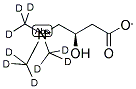 L-CARNITINE (TRIMETHYL-D9) 结构式