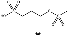 SODIUM (3-SULFONATOPROPYL) METHANETHIOSULFONATE 结构式