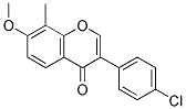 4'-CHLORO-7-METHOXY-8-METHYLISOFLAVONE 结构式