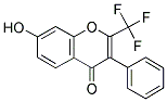 7-HYDROXY-3-PHENYL-2-TRIFLUOROMETHYL-CHROMEN-4-ONE 结构式