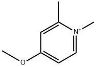 4-METHOXY-1,2-DIMETHYLPYRIDINIUM 结构式