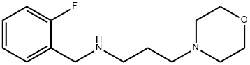 (2-FLUORO-BENZYL)-(3-MORPHOLIN-4-YL-PROPYL)-AMINE 结构式