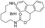 9-FLUORENYLMETHYL N-(6-AMINOHEXYL)CARBAMATE HYDROBROMIDE 结构式