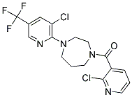 4-CHLORO(3-PYRIDYL) 4-(3-CHLORO-5-(TRIFLUOROMETHYL)(2-PYRIDYL))(1,4-DIAZAPERHYDROEPINYL) KETONE 结构式