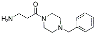 3-AMINO-1-(4-BENZYL-PIPERAZIN-1-YL)-PROPAN-1-ONE 结构式