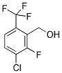 3-CHLORO-2-FLUORO-6-(TRIFLUOROMETHYL)BENZYL ALCOHOL 结构式