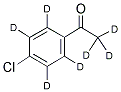 4'-CHLOROACETOPHENONE-D7 结构式