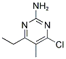 4-CHLORO-6-ETHYL-5-METHYLPYRIMIDIN-2-YLAMINE 结构式