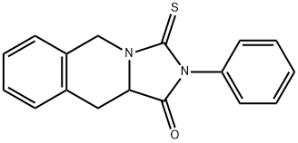 2-PHENYL-3-THIOXO-2,3,10,10A-TETRAHYDROIMIDAZO[1,5-B]ISOQUINOLIN-1(5H)-ONE 结构式