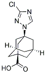 3-(3-CHLORO-[1,2,4]TRIAZOL-1-YL)-ADAMANTANE-1-CARBOXYLIC ACID 结构式