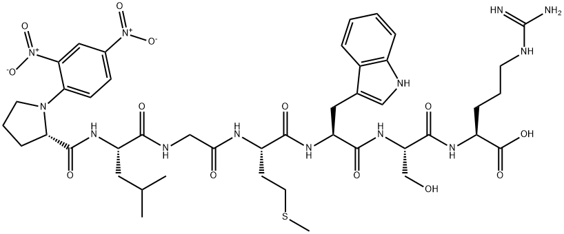 荧光底物肽MMP-2/MMP-9 Fluorogenic Substrate I 结构式
