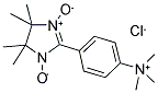 3,3,4,4-TETRAMETHYL-2-TRIMETHYLAMMONIOPHENYL-2-IMIDAZOLINE-3-OXIDE-1-YLOXY CHLORIDE 结构式