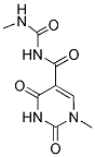 N-METHYL-N'-[(1-METHYL-2,4-DIOXO-1,2,3,4-TETRAHYDROPYRIMIDIN-5-YL)CARBONYL]UREA 结构式