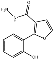 2-(2-HYDROXY-PHENYL)-FURAN-3-CARBOXYLIC ACID HYDRAZIDE 结构式