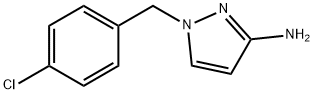 1-(4-CHLORO-BENZYL)-1H-PYRAZOL-3-YLAMINE 结构式