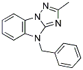 4-BENZYL-2-METHYL-4H-[1,2,4]TRIAZOLO[1,5-A]BENZIMIDAZOLE 结构式