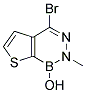 4-BROMO-2-METHYLTHIENO[2,3-D][1,2,3]DIAZABORININ-1(2H)-OL 结构式