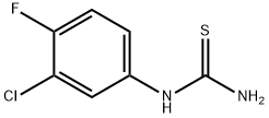 (3-氯-4-氟苯基)硫脲 结构式