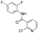 2-CHLORO-N-(2,4-DIFLUOROPHENYL)NICOTINAMIDE 结构式