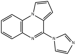 4-(1H-IMIDAZOL-1-YL)PYRROLO[1,2-A]QUINOXALINE 结构式