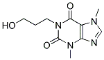 1-(3-HYDROXYPROPYL)-3,7-DIMETHYL-3,7-DIHYDRO-1H-PURINE-2,6-DIONE 结构式