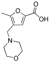 5-METHYL-4-MORPHOLIN-4-YLMETHYL-FURAN-2-CARBOXYLIC ACID 结构式