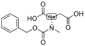 N-ALPHA-BENZYLOXYCARBONYL-N-ALPHA-METHYL-L-ASPARTIC ACID 结构式