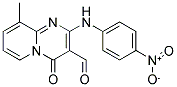 9-METHYL-2-[(4-NITROPHENYL)AMINO]-4-OXO-4H-PYRIDO[1,2-A]PYRIMIDINE-3-CARBALDEHYDE 结构式