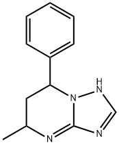 5-甲基-7-苯基-4,5,6,7-四氢-[1,2,4]三唑并[1,5-A]嘧啶 结构式