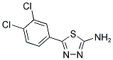 5-(3,4-DICHLORO-PHENYL)-[1,3,4]THIADIAZOL-2-YL-AMINE 结构式