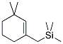 (3,3-DIMETHYLCYCLOHEX-1-ENYLMETHYL)TRIMETHYLSILANE 结构式