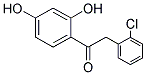 2(2'-CHLOROPHENYL)-2',4'-DIHYDROXY ACETOPHENONE 结构式