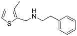 N-((3-METHYLTHIEN-2-YL)METHYL)-2-PHENYLETHANAMINE 结构式