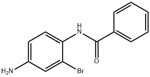 N-(4-氨基-2-溴-苯基)苯甲酰胺 结构式