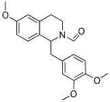 1-(3,4-DIMETHOXYBENZYL)-6-METHOXY-3,4-DIHYDRO-2(1H)-ISOQUINOLINECARBALDEHYDE 结构式