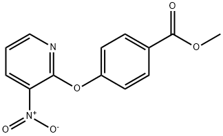 Methyl 4-[(3-nitro-2-pyridinyl)oxy]benzenecarboxylate 结构式