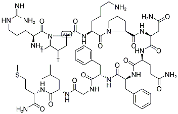 SUBSTANCE P, [2-L-PRO-3,4-3H] 结构式