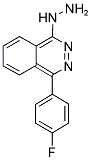 1-(4-FLUOROPHENYL)-4-HYDRAZINOPHTHALAZINE 结构式