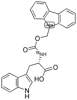 L-TRYPTOPHAN-N-FMOC (ALPHA-15N) 结构式